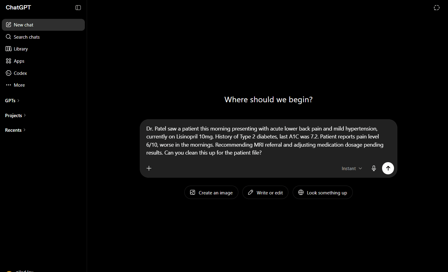 Peach Security alerting on sensitive data being entered into an AI tool
